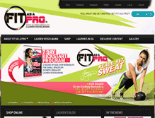 Tablet Screenshot of fitasapro.com